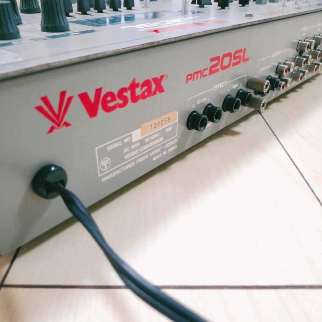 VESTAX PMC-20SL DJ KRUSH DJ mixer Operation confirmed