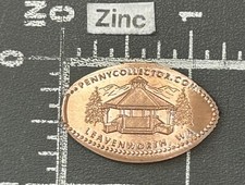 Gazebo Bavarian Village Leavenworth Washington Elongated Pressed Smashed Penny