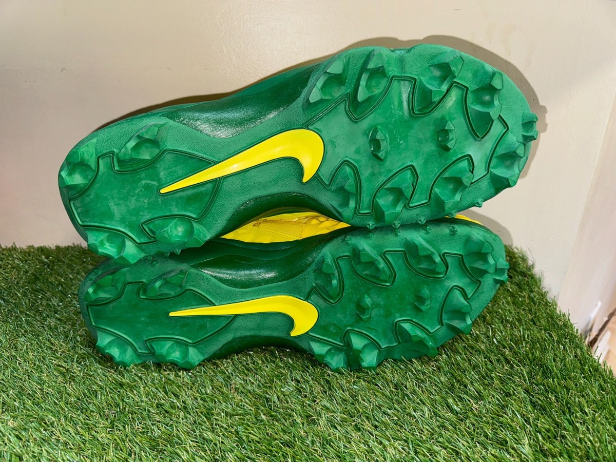 Nike Force Savage Elite 2 Shark Oregon Ducks Sample PE Cleats CK2834-700 Mens 17 Nike Force Savage Pro 2 Mid Shark Oregon Ducks Sample PE  main image 3