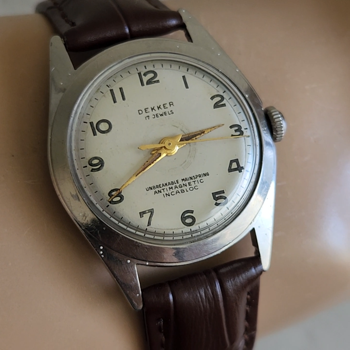 Vintage DEKKER by HARPER men's manual winding watch cal.AS1194