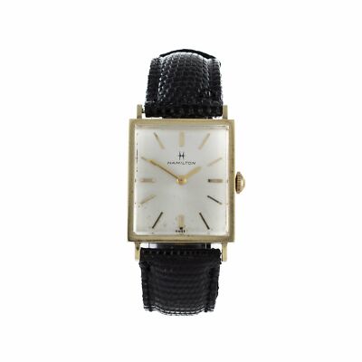 Hamilton Vintage Gold Leather Watch