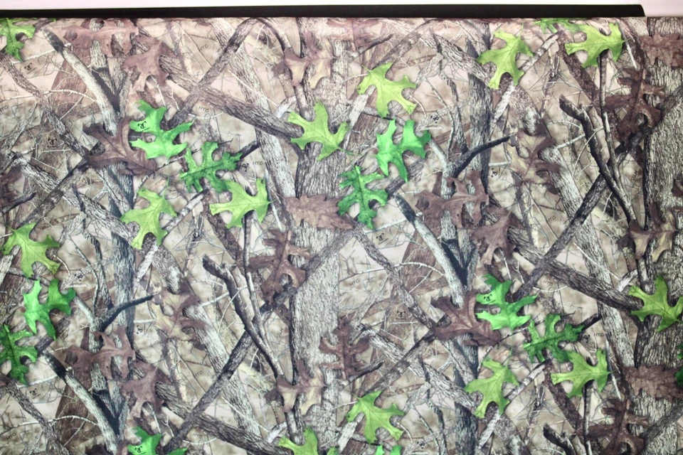 TELA DE CAMUFLAJE VERDE HTC MADERA VERDADERA 30 YARDAS POLI LYCRA 2 VÍAS ELÁSTICA 59" ANCHO Foto 3 de 4