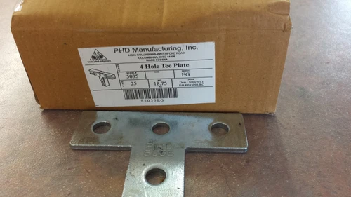 PHD S-5035-EG  (Lot of 10)  4-Hole Tee Plate B133 P1031-EG AB-220
