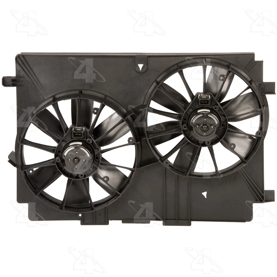 For 1998-2004 Chevrolet Corvette Dual Radiator Condenser Fan Assy 4 Season - Image 3 of 4