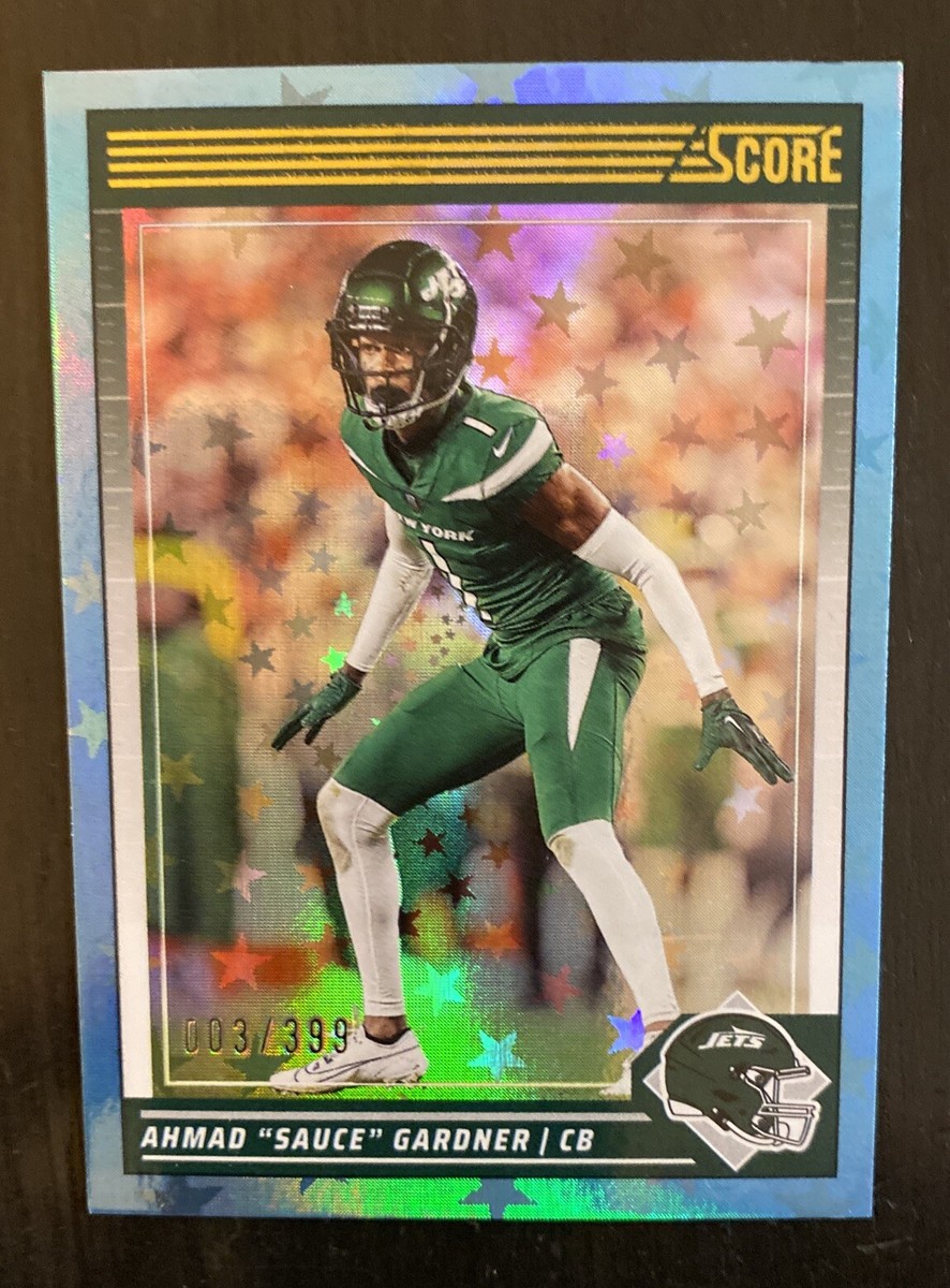 2024 Score Football Blue Stars /399 AHMAD SAUCE GARDNER Jets #217