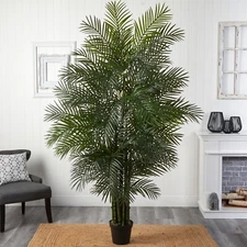 7.5' Artificial Areca Tropical Palm Tree UV (Indoor/Outdoor). Retail $645