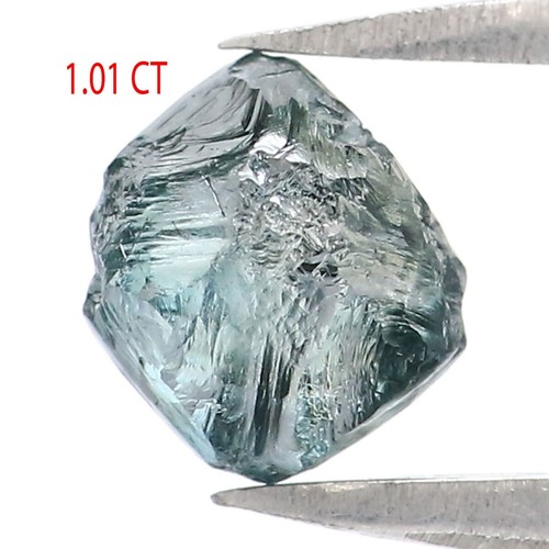 1.01 CT Natural Loose Rough Cut Diamond 5.80 MM Blue Color Rough Diamond QL2323 - Picture 2 of 8