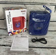 Yoco Wireless Speaker Bluetooth Model Y318, Color Blue