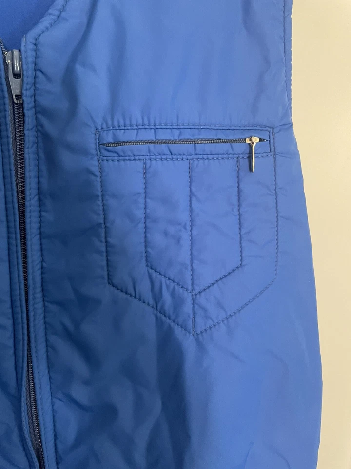 De colección Roffe Ropa de Esquí Traje de Nieve Para Mujer Azul Una Pieza Nieve Babero Bootcut Cremallera Foto 3 de 4