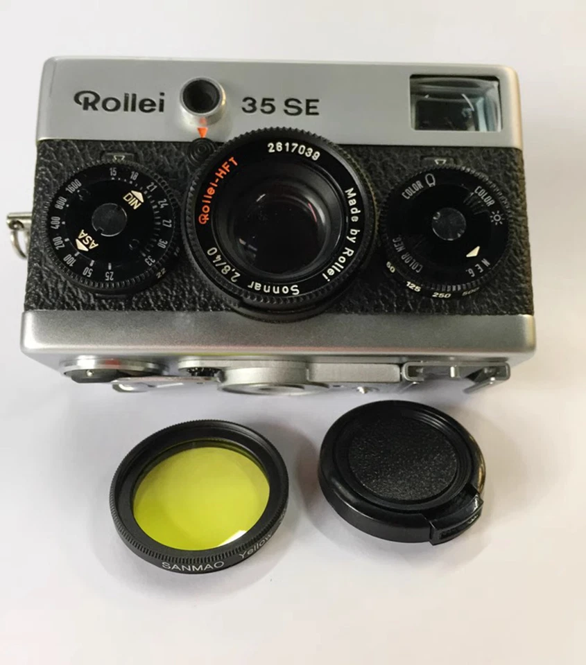 Yellow  Filter  for Rollei 35S 35SE 40/2.8 with cap - Image 4 of 4