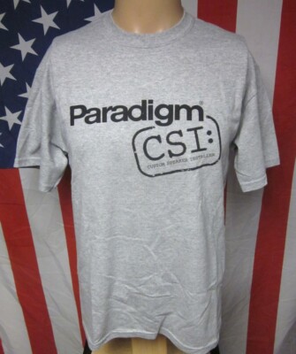 PARADIGM High-Performance Audio med T shirt speakers Canada home theater tee