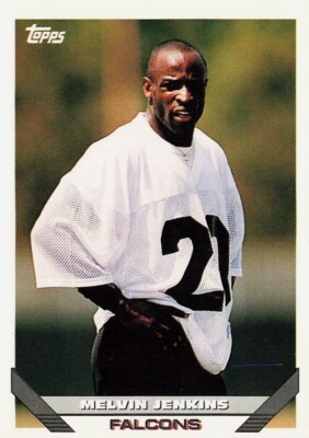 1993 Topps Football Card #593 Melvin Jenkins - Falcons | eBay