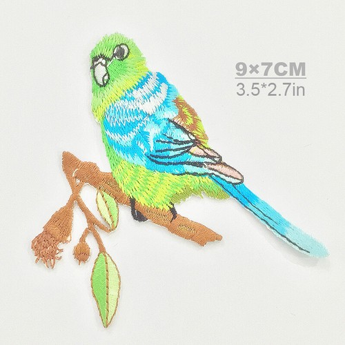 Bird Embroidery Iron On Patches Sew on Badge Applique Clothes Coat Patches Decor - Picture 7 of 26