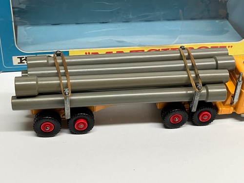 original / vintage MATCHBOX KING SIZE K-10 PIPE TRUCK in Original Box - Picture 13 of 13