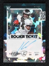 2021 Panini Contenders Optic Cracked Ice Prizm 4/22 Kenneth Gainwell Auto 11gj