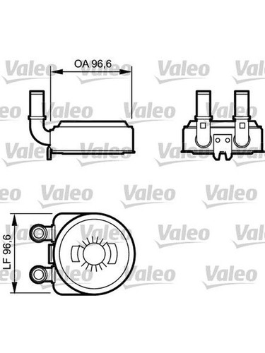 Valeo Oil Cooler Engine Oil fits Peugeot 307 2.0 3A/C 16V (817705) - Picture 1 of 12