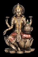 Lakshmi Miniatur Figur-GöTtin Des Wohlstands By Veronese GlüCksbringer Deko