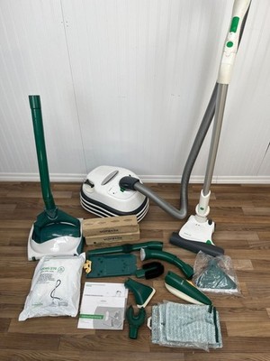Vorwerk Kobold VT270 Canister Vacuum w/EB370 Powernozzle/SP530 Floor Mop/Attach