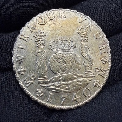 Mexico - 8 Reales - 1740 Mo MF - Philip V Pillar Type 