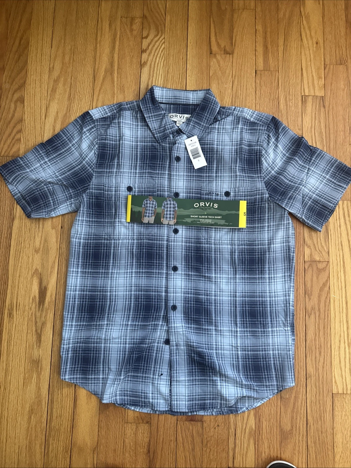 Orvis Tech Shirt, Short Sleeve, Size Small NWT! Outdoor Hiking Quick Dry NEW