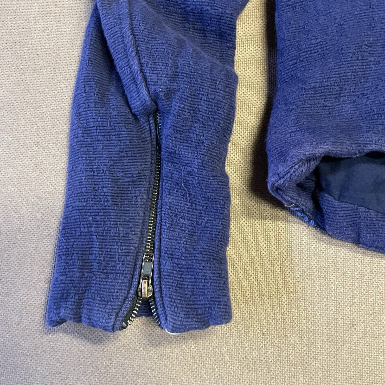 Zara Basic Aztec Jacket Womens Large Blue Full Zi… - image 14