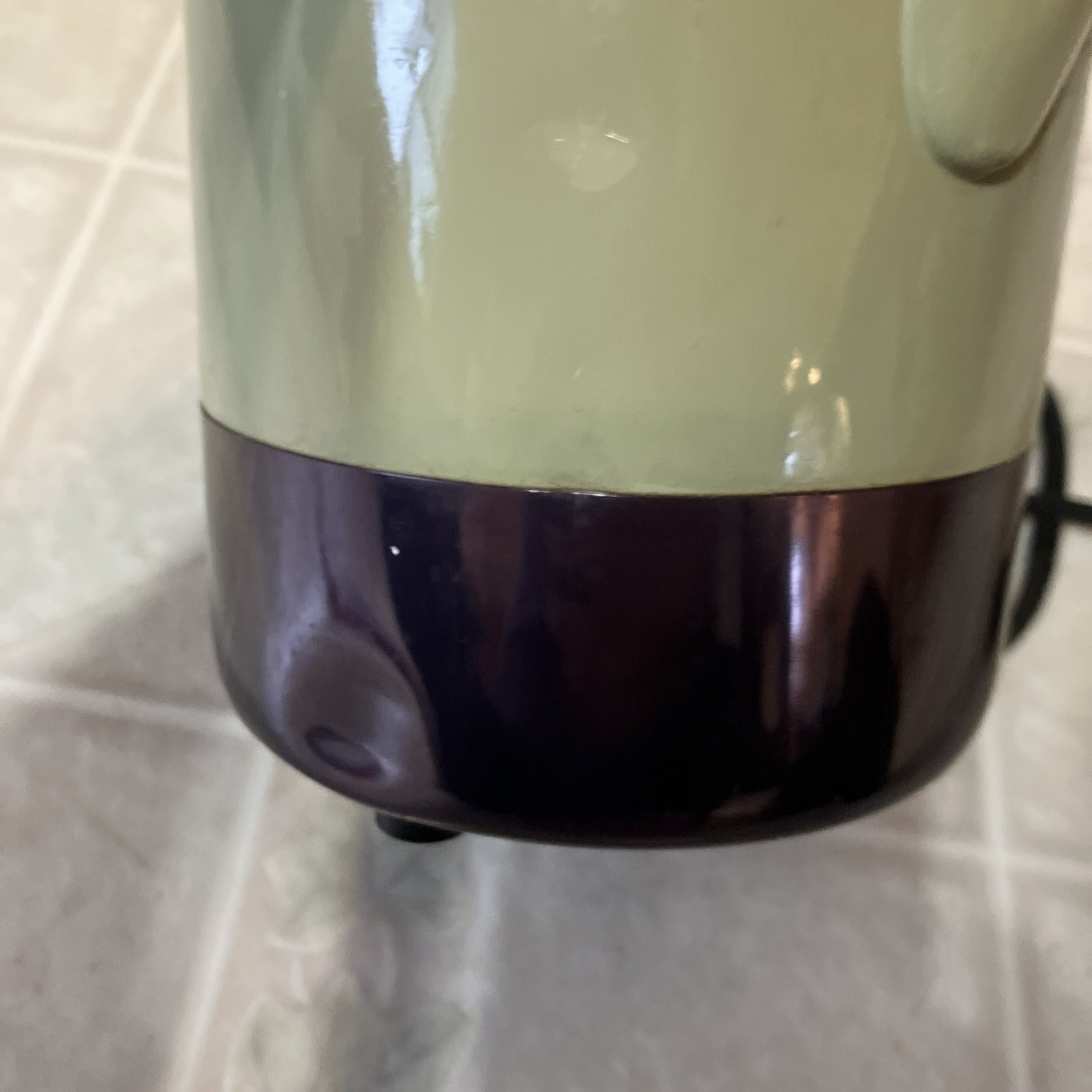 Mirro Matic Electric Percolator 9 Cup Coffee Maker Avocado green USA M-0179-37