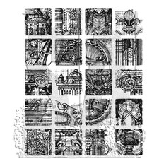 Tim Holtz Cling Rubber Stamps Creative Blocks CMS464 Stamper Anonymous