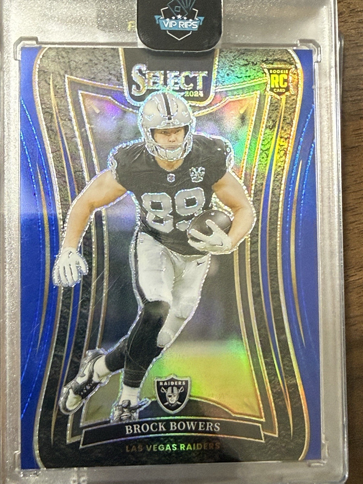 2024 Panini Prizm Select Blue Suite Level Brock Bowers RC 95/99