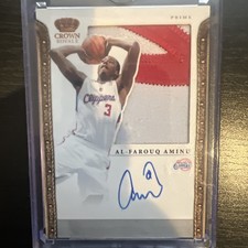 2011-12 Crown Royale Al-Farouq Aminu Rc Patch Auto /25