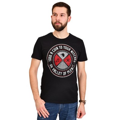 Toss a Coin T-Shirt für Witcher Fans schwarz - Größe S wählbar