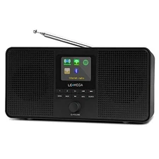  IR4S Stereo WiFi Internet Radio,FM Digital Radio, Spotify Connect, IR4S Black