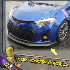 Fits 14-16 Toyota Corolla Type S GT Style Front Bumper Lip Chin Spoiler Splitter