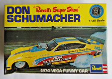 Revell 125 Scale Don Schumacher 1974 Vega Funny Car Model Kit H-1453 Open Box
