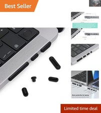 7-Pcs Anti Dust Plug Set for 2025-2021 MacBook Pro 14.2''  16.2'' - Silicone