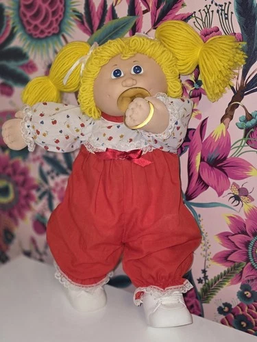 Gaudy Gold Triang Pedigree Cabbage patch Kid Headmold 4 VHTF outfit