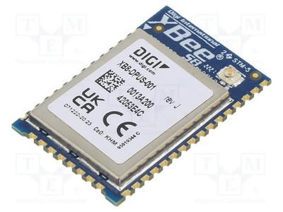 SMD 863÷870MHz Modul: RF XBee 14dBm -106dBm u.FL 48/27mA