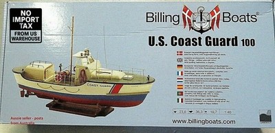 BILLING BOATS U.S. COAST GUARD 100 Wood and plastic kit 1:40 Brand new