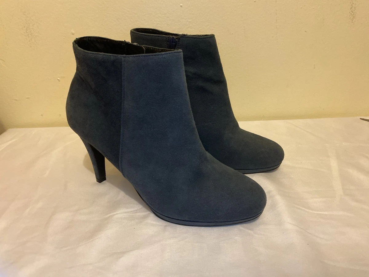 MINELLI BOOTS BOTTINES EN DAIM TALON HAUT = 7 CMS POINTURE 39