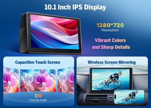 CAM+Android 14 HAC2X7 10.1" Car Radio Stereo GPS Navi WiFi For Honda Accord 2008 - Picture 8 of 20