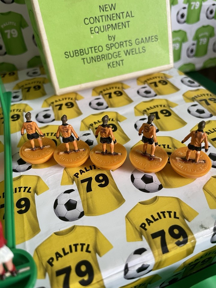 Boîte Complète Subbuteo Vintage HW Heavyweight Réf 77 Wolverhampton