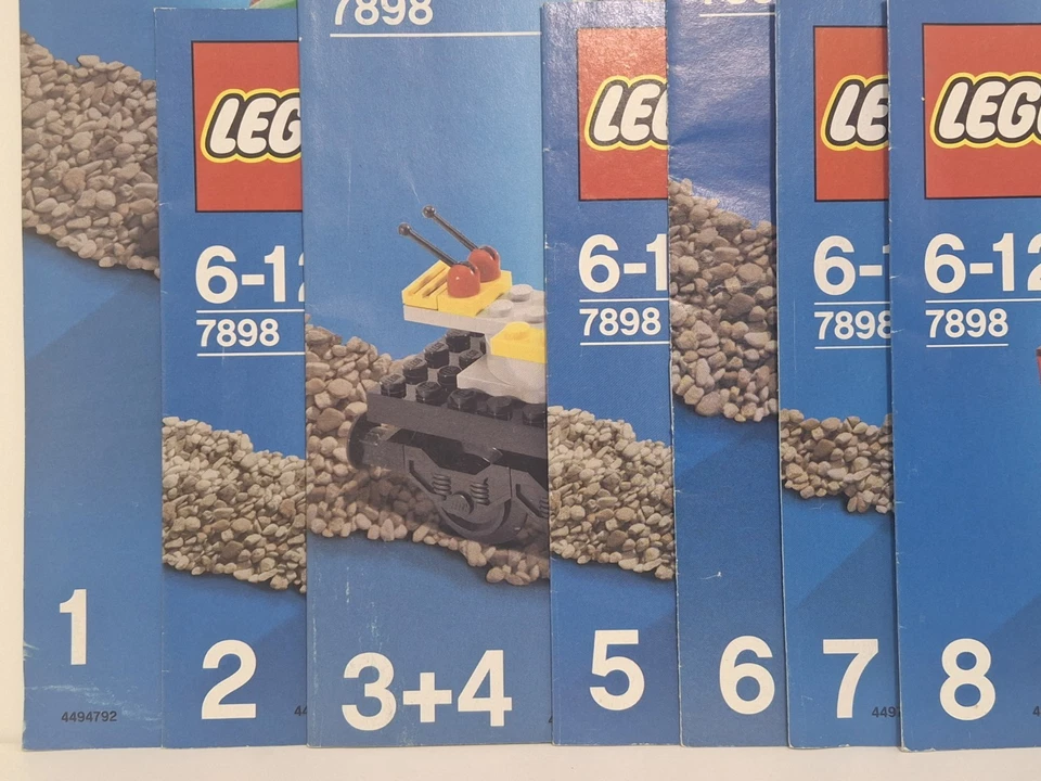 Lego Instruction Manual Only For Cargo RC Train Deluxe Set 7898 - Image 2 of 3