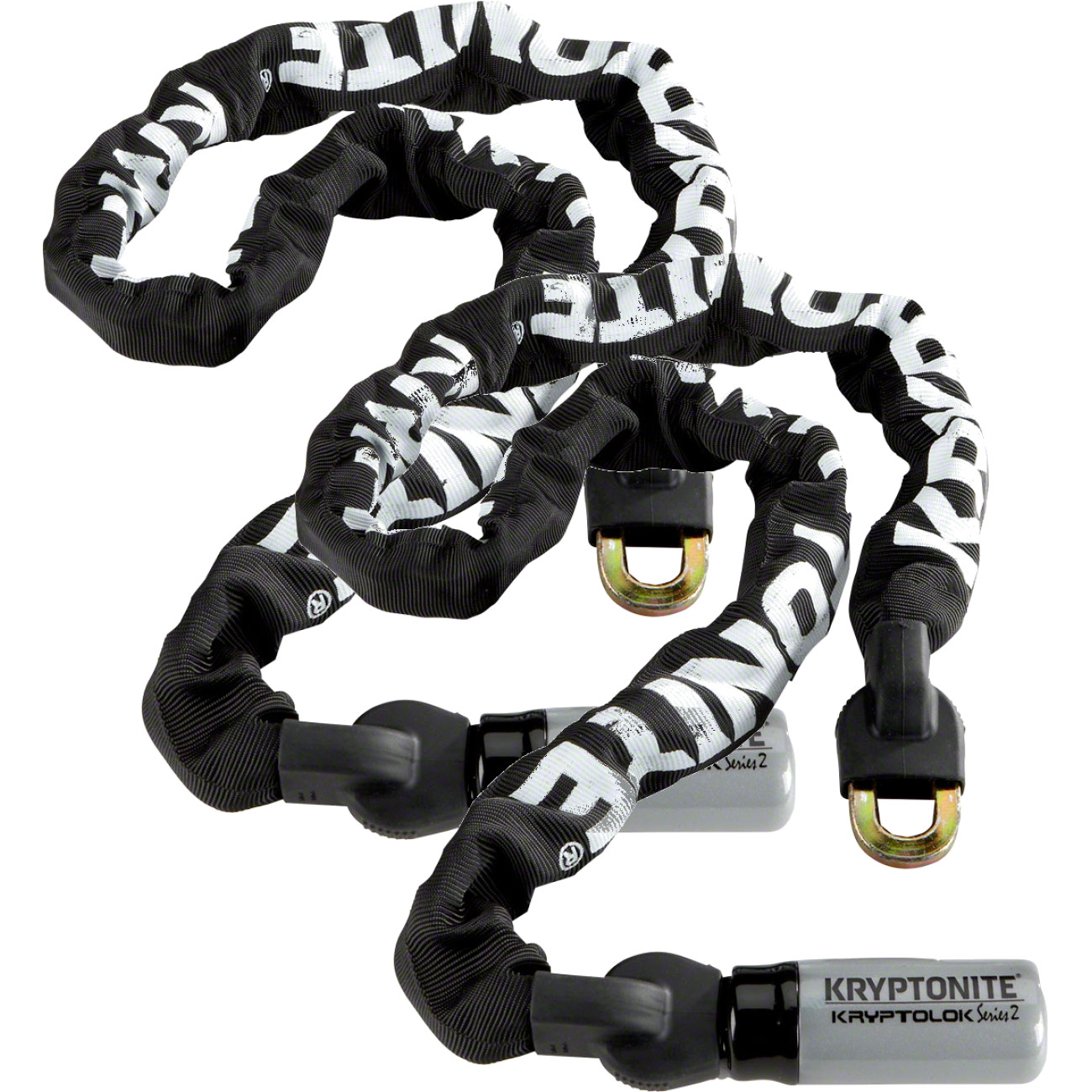 Kryptonite KryptoLok Series 2 120cm Keyed Chain Lock Durable 9mm Manganese