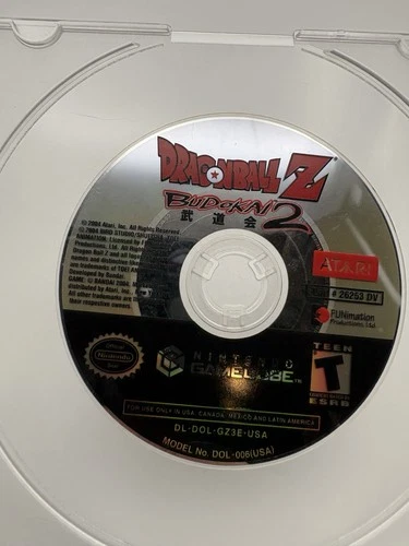 Dragon Ball Z: Budokai 2 Nintendo GameCube Disc Only - Tested Clean!
