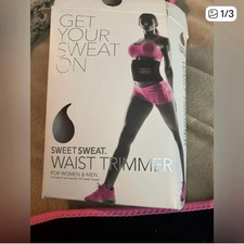 Sweet Sweat Waist Trimmer Size X- Large Black Pink