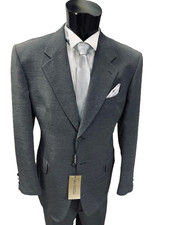 ABITO  CERIMONIA T. 54 CARLO PIGNATELLI SUIT GROOM MAN  WEDDING ITALIAN DESIGNER