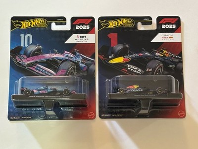 Hot Wheels Premium 2025 F1 Oracle Red Bull & BWT Alpine (Lot of 2) NEW *in Stock
