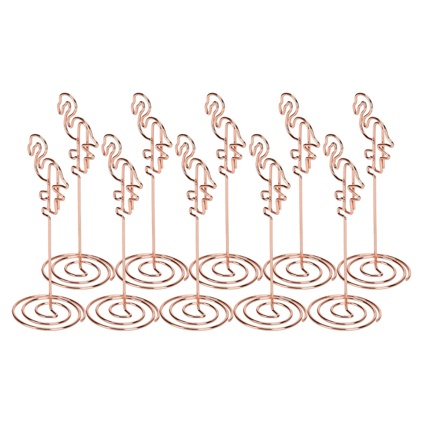 10Pcs Message Clip Table Cards Metal Desktop Photo Note Picture Home Business Cr