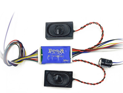 Digitrax ~ SDYH168DST ~ DCC Wired Sound Decoder ~ HO Scale ~ 6 FX7 Functions