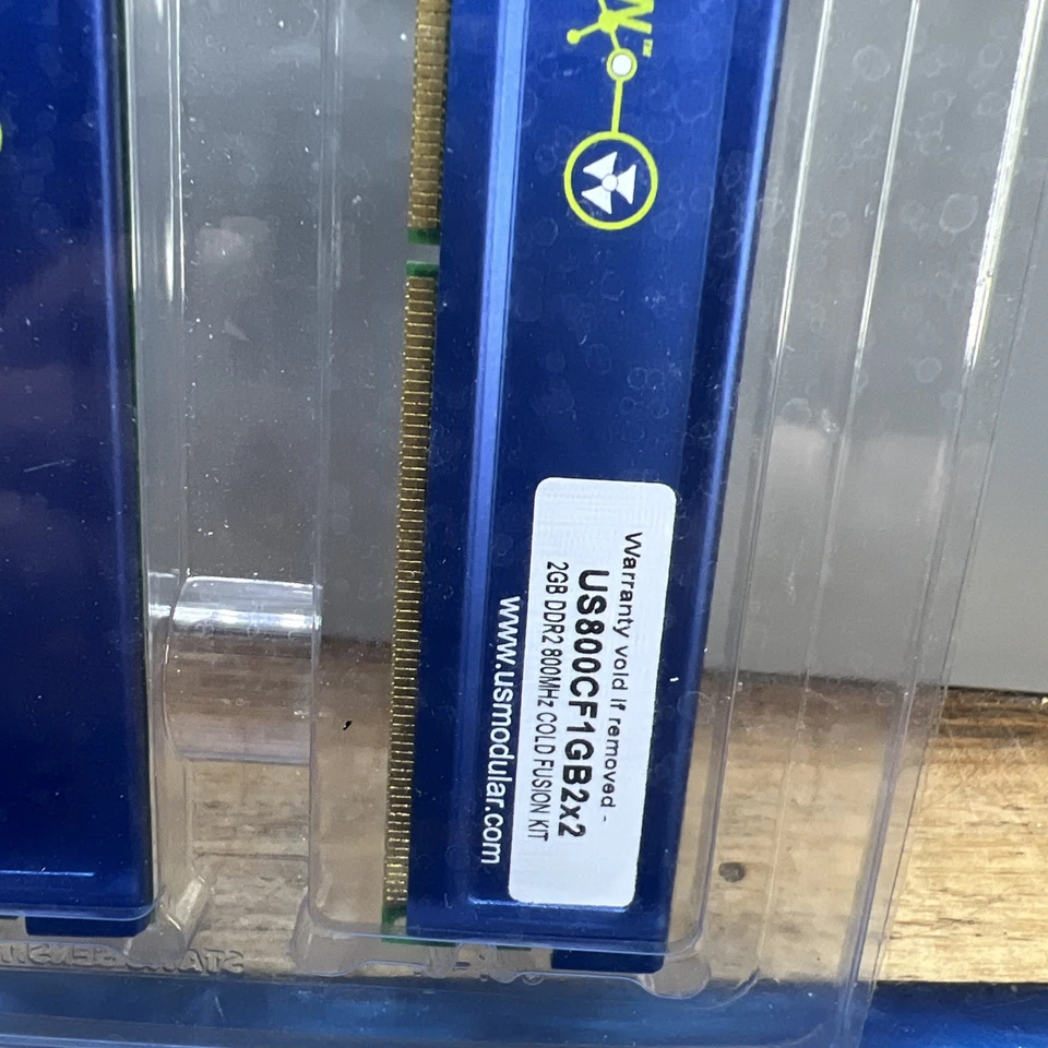 Cold Fusion 2 x 1GB DDR2 800MHz US800CF1GB2x2 New - Image 3 of 4