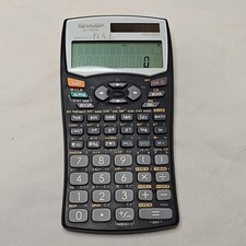 Sharp EL-506W Scientific Calculator LCD Display Twin Power Handheld Model